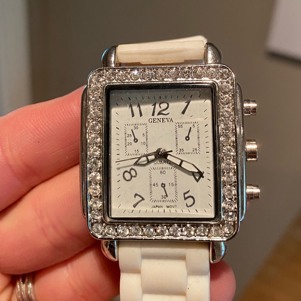 Crystal accented watch